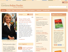Tablet Screenshot of gordana-buljan-flander.com